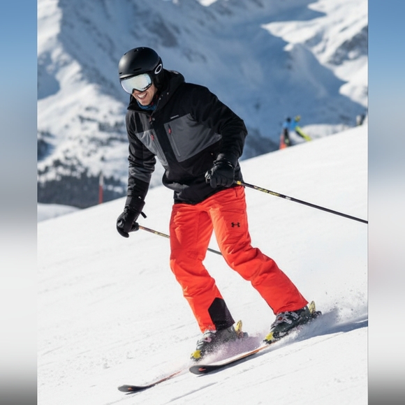 Under Armour Red Sweatpants Vibrant Athletic Style - Picture 1 of 12